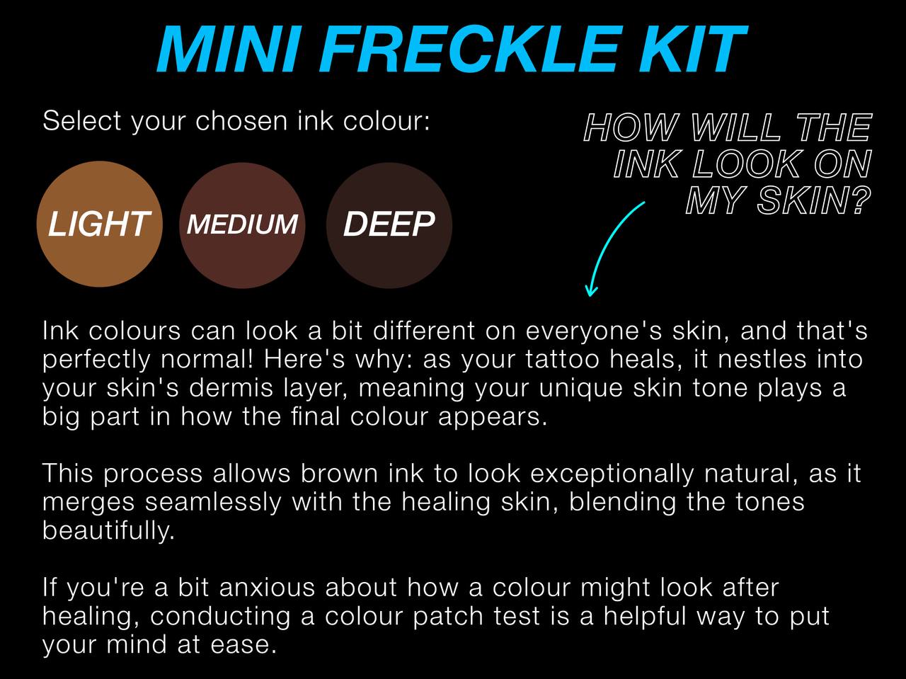 Mini Freckle Handpoke Tattoo Kit