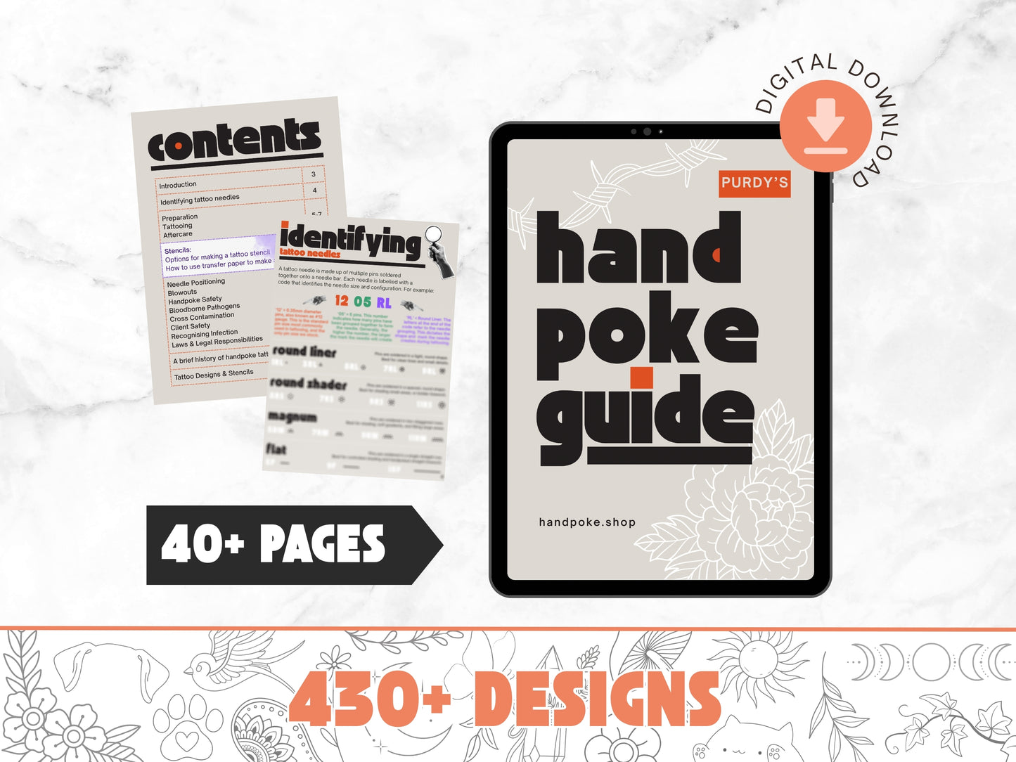 Digital Handpoke Tattoo Guide