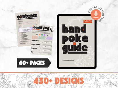 Digital Handpoke Tattoo Guide