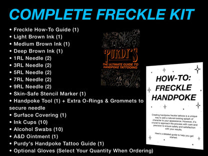 Complete Freckle Handpoke Tattoo Kit