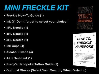 Mini Freckle Handpoke Tattoo Kit