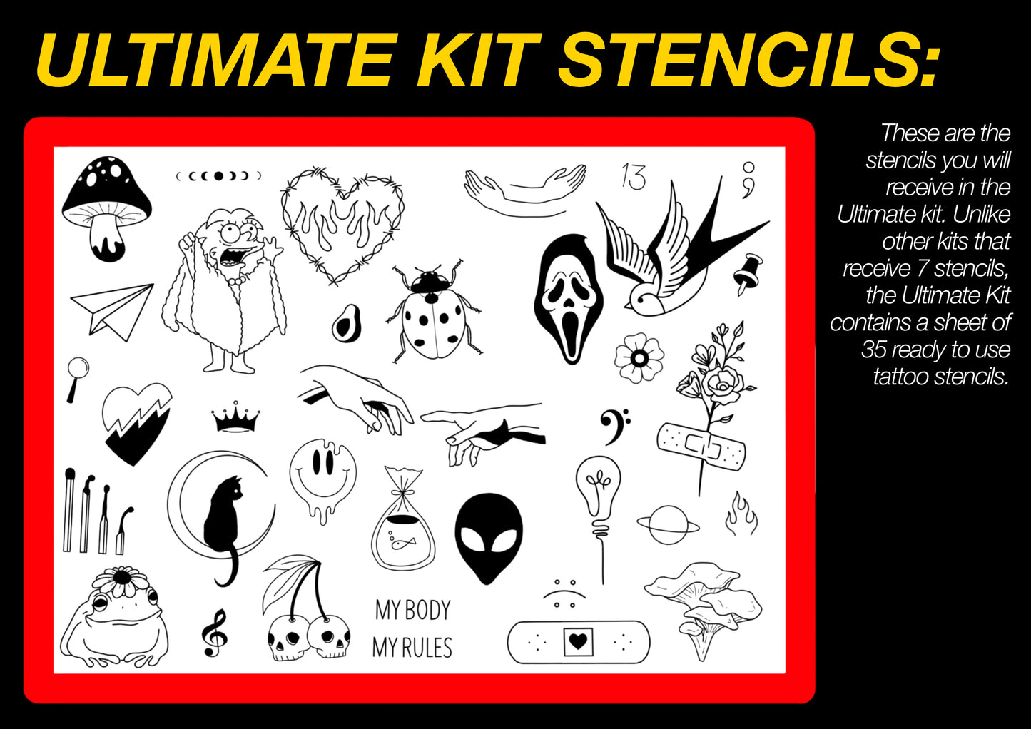 Ultimate Handpoke Tattoo Kit