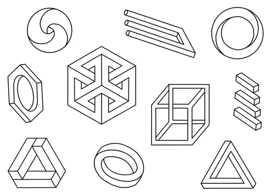 Geometric Shapes Stencils | Ready-to-use Pre-Printed Handpoke Tattoo Transfers