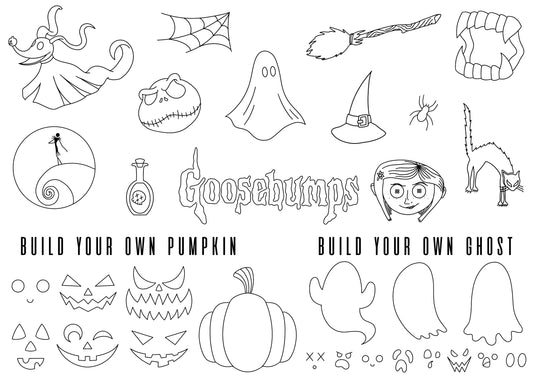 Spooky Stencils | Ready-to-use Pre-Printed Handpoke Tattoo Transfers