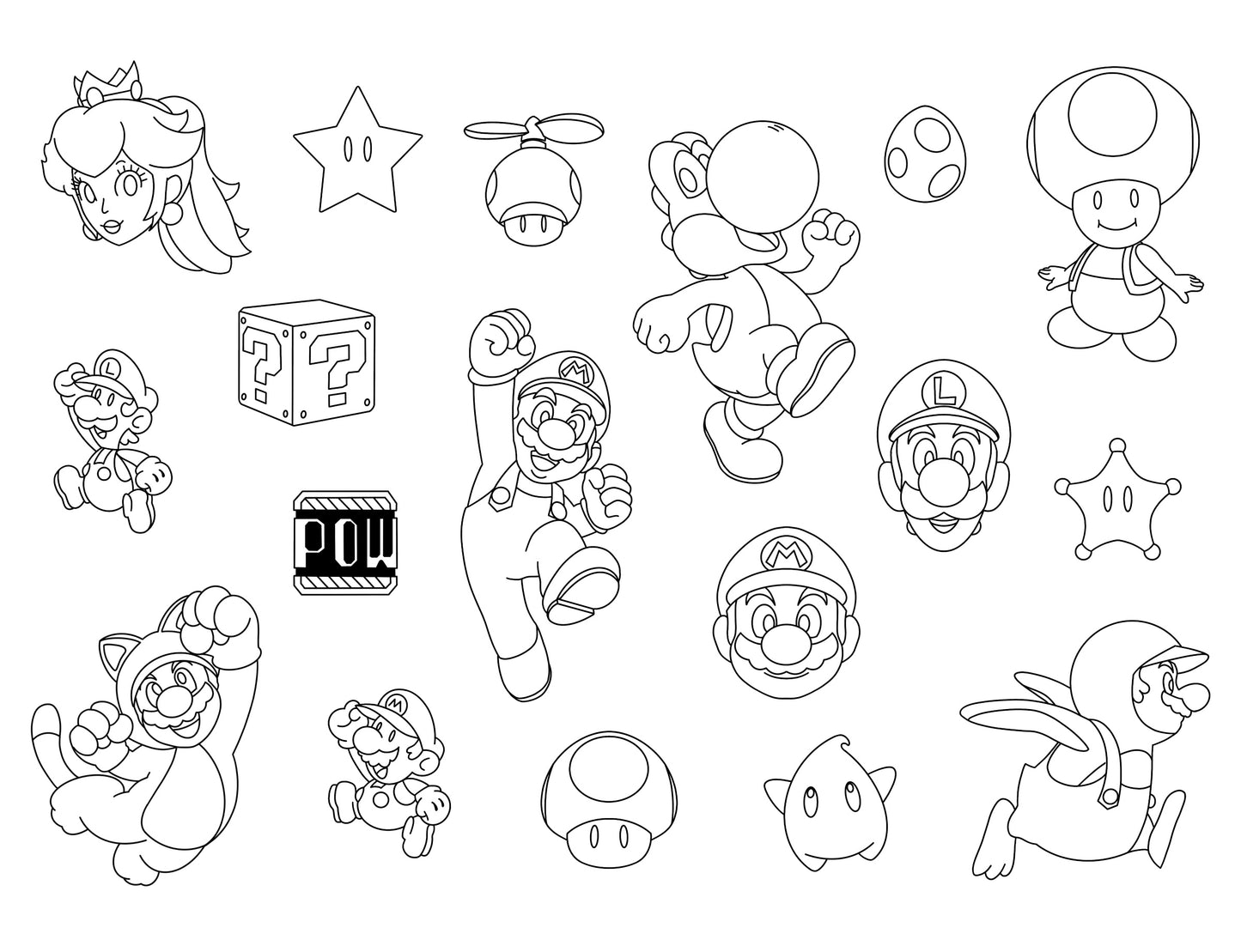 Gaming Stencils | Ready-to-use Pre-Printed Handpoke Tattoo Transfers